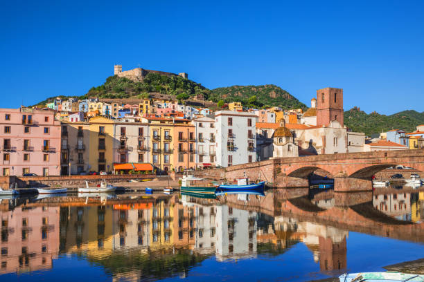 istock Bosa town, Sardinia island, Italy 1051314374