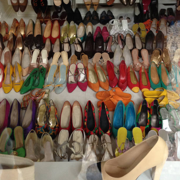 istock Shoes in a Paris Window 1051327556