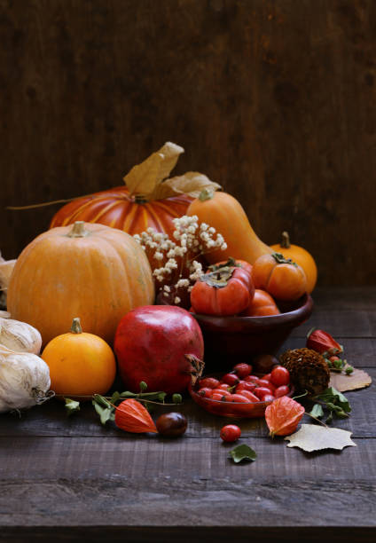 istock still life with pumpkins and berries 1051327878