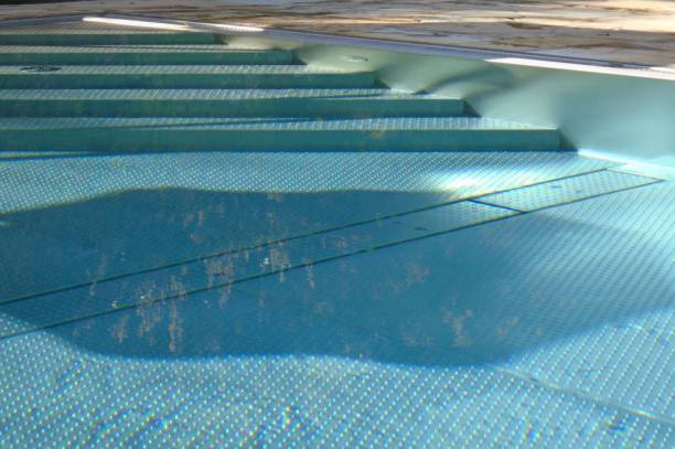 istock Parasols reflected in a swimming pool 1051329262