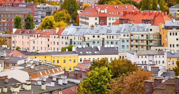 istock Panoramic view of Szczecin in autumn, Poland. 1051329418