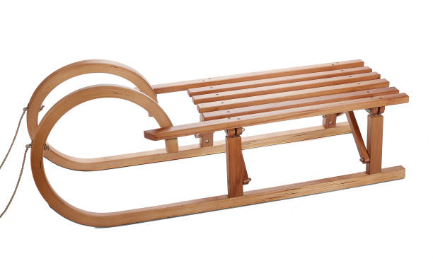 istock Vintage wooden sledge. 1051333614