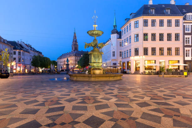 istock Stroget street, Amagertorv, Copenhagen, Denmark 1051342146