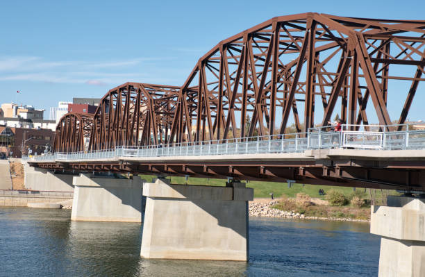 istock Traffic Bridge in Saskatoon Saskatchewan 1051342452