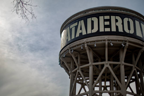 Photograph of the water tank of the Matadero in Madrid