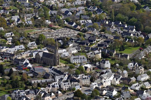 istock Aerial view of Arradon 1051348050