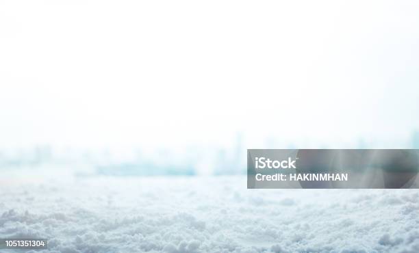 Winter Season Christmas Background With Snow Stock Photo - Download Image Now - Snow, Winter, Backgrounds