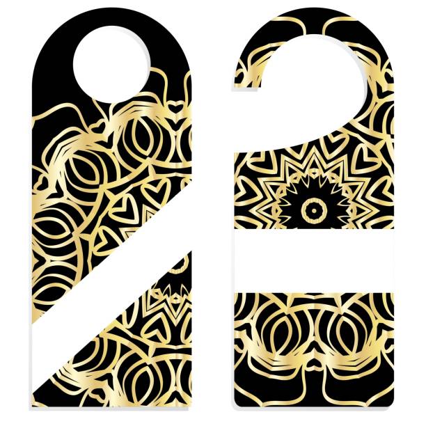istock Door hanger with special mandala design. Vector illustration. For hotel, sale 1051356842