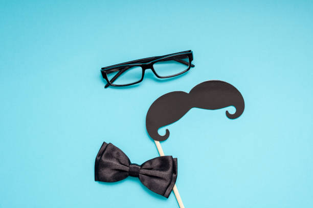 istock Paper moustaches for men fathers dad concept 1051360148