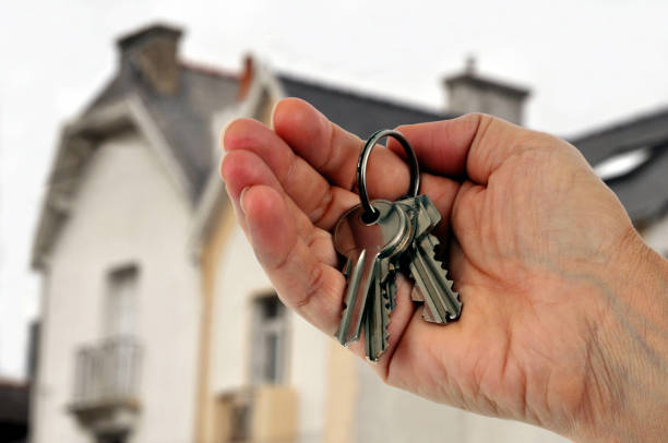 istock The keychain of the house 1051364874