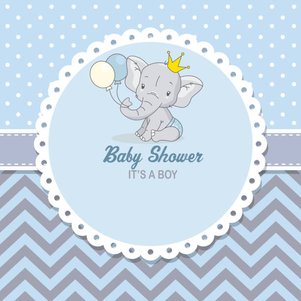 Baby Shower Elephant Stock Photos, Pictures & Royalty-Free Images - iStock