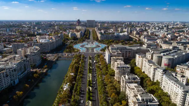 Image of landmark in Bucharest.