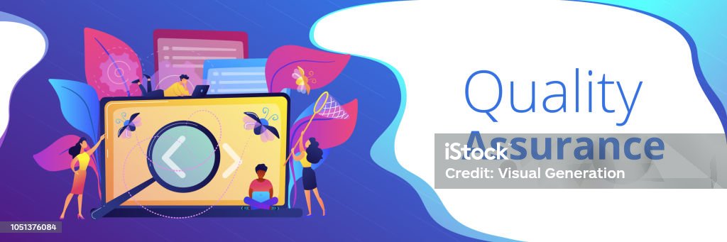 Software Testing It Header Or Footer Banner Stock Illustration ...