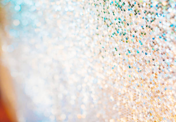 istock Colorful art deco style sequins holiday texture background 1051379386