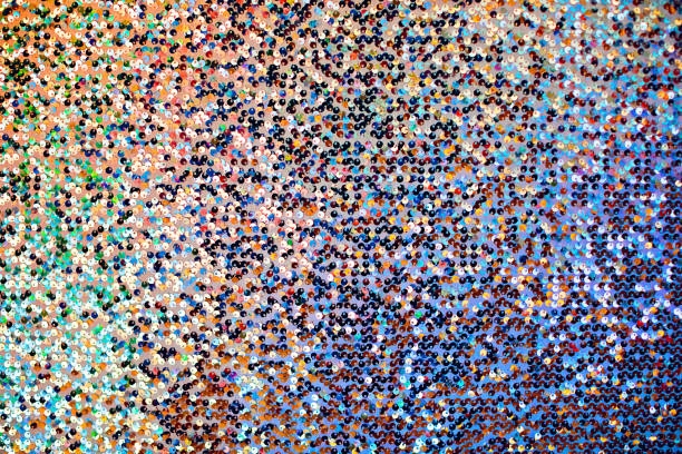 istock Colorful art deco style sequins holiday texture background 1051379436