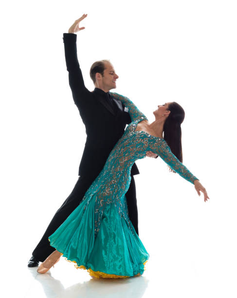 istock Happy ballroom dancers 1051379950