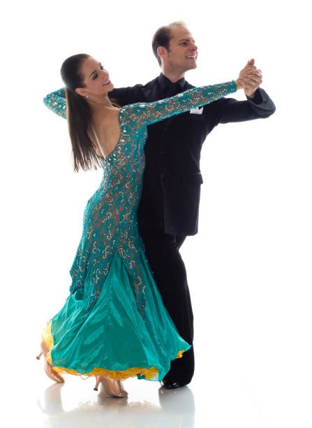 istock Happy ballroom dancers 1051379974