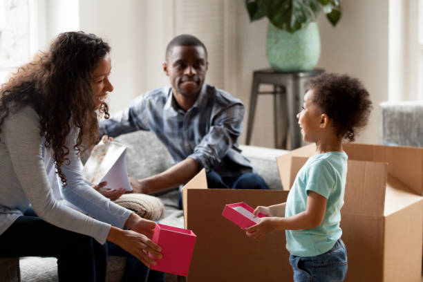 istock Black positive family spend time at home 1051381318