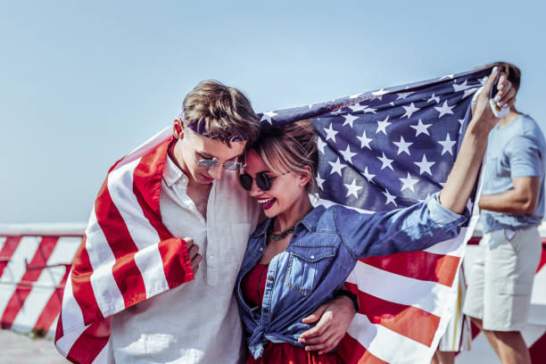 istock Kind couple embracing each other on camera 1051384746