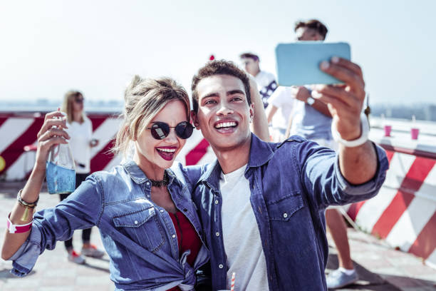 istock Playful female person looking straight at camera 1051384878