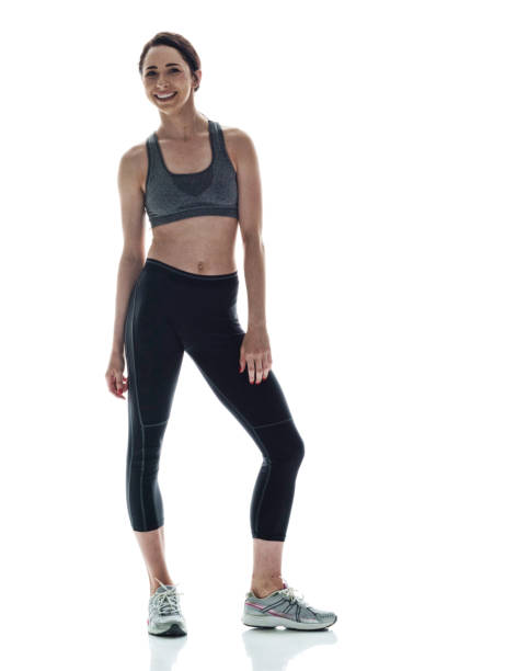 istock Attractive athletic woman standing around just posing 1051395000