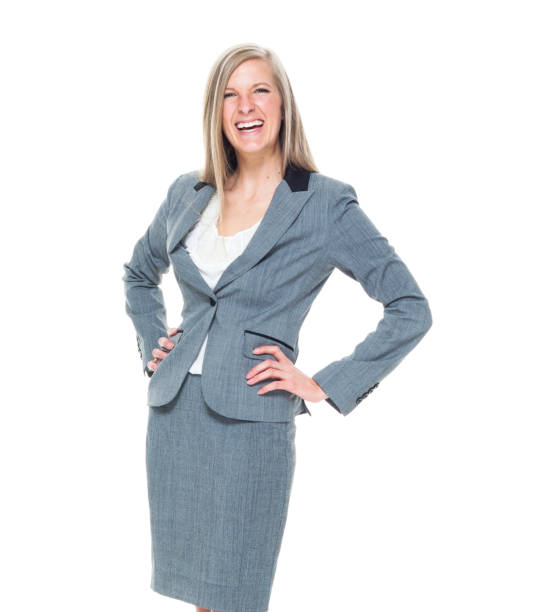 istock Businesswoman with hands on hips 1051397834