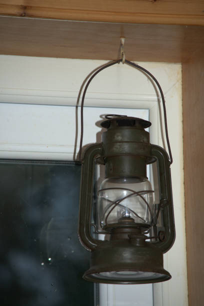istock Hurricane lamp in domestic setting 1051402770