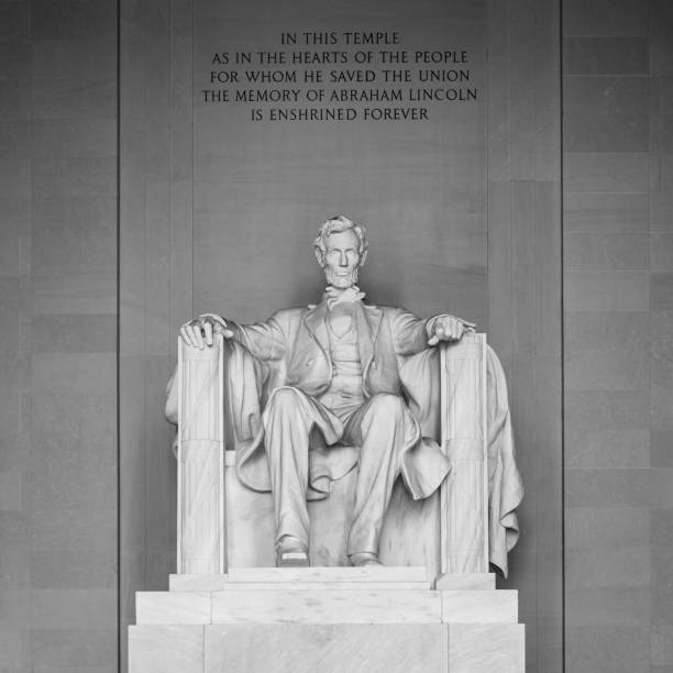 링컨 군인기념-워싱턴 dc - lincoln memorial washington dc people abraham lincoln 뉴스 사진 이미지