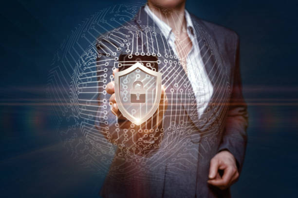 istock Network security protection of the phone . 1051409870