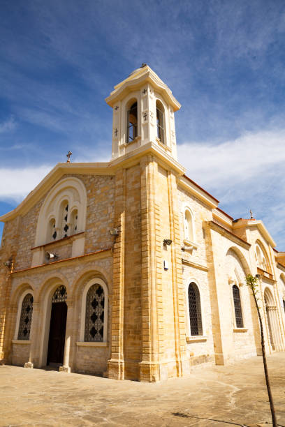 istock Old church in Limnatis village 1051424880