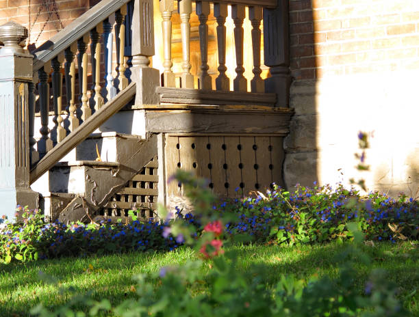 istock Front Porch Banister 1051425176