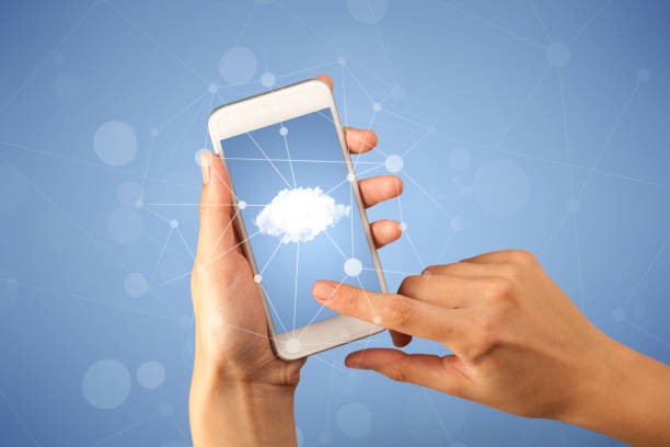 istock Female hand holding smartphone 1051431932