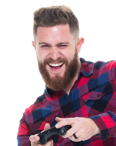 istock Handsome young man with facial hair 1051436236