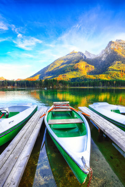 istock Fantastic autumn evening at Hintersee lake 1051446214