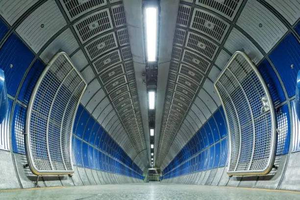 Photo of Futuristic Underground London Bridge Station, UK