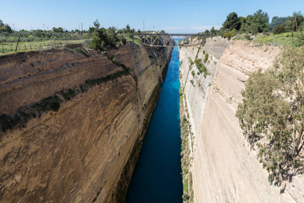 istock Corinth Canal in Greece, Europe 1051453220