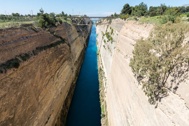 istock Corinth Canal in Greece, Europe 1051453254