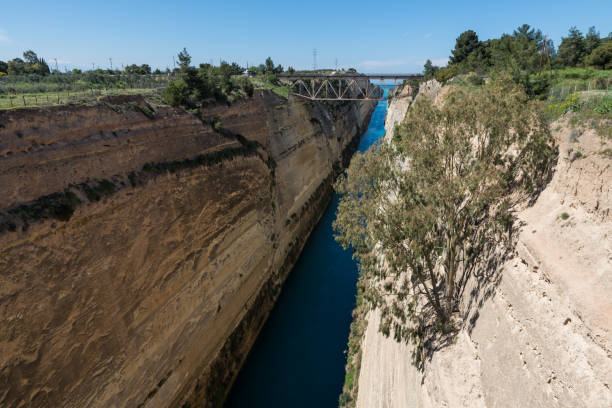 istock Corinth Canal in Greece, Europe 1051454380