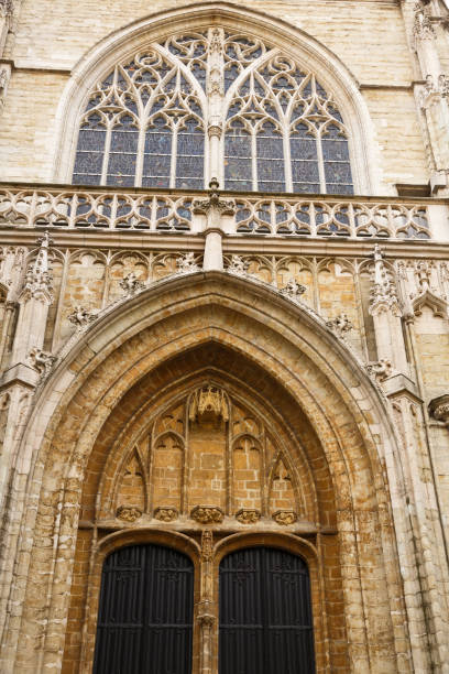 istock Notre Dame du Sablon's Cathedral in Brussels 1051459682