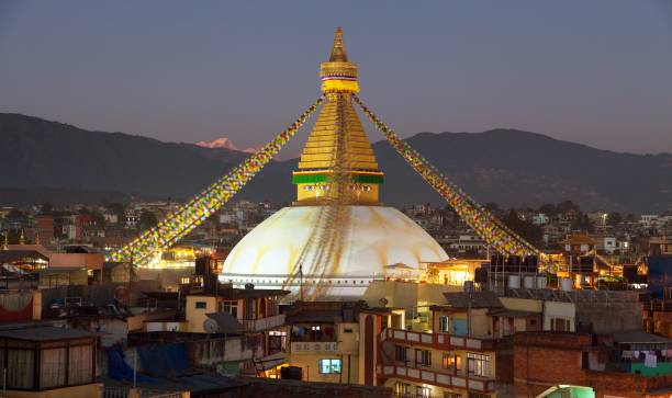 istock Bodhnath stupa, biggest stupa in Kathmandu city 1051501784