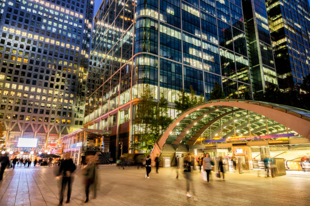 istock Subway Station in Canary Wharf, London's Financial District, England 1051508024