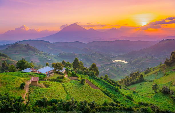 istock African village in the mountains at sunset 1051518334