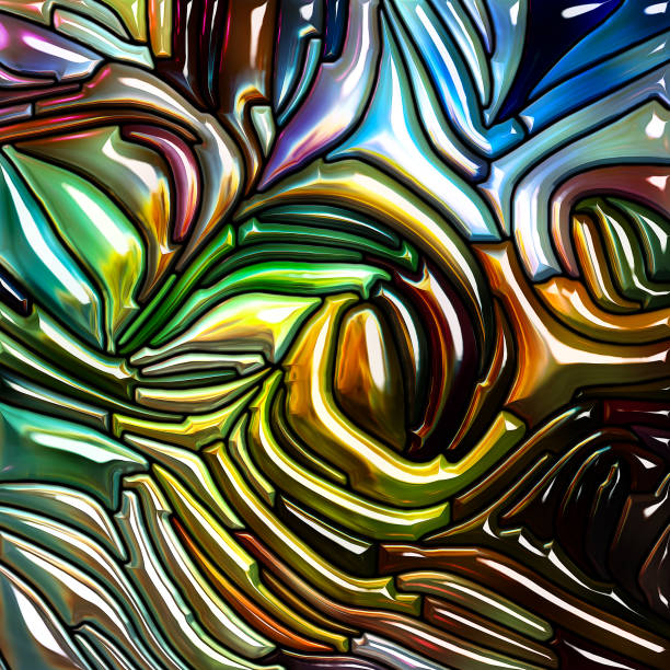 Glass Color Pattern 220+ Art Nouveau Stained Glass Patterns Stock Illustrations, Royalty ...