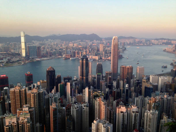istock Urban landscape in Hong Kong 1051563818