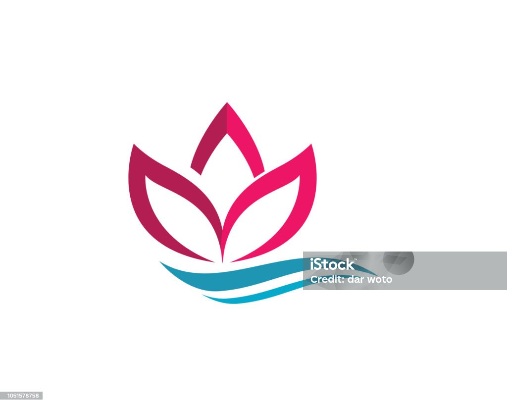lotus flowers design Beauty Vector lotus flowers design   Template icon Lotus Water Lily stock vector