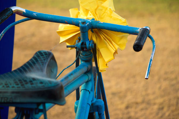 istock Image of a close up of rickshaw and its part 1051584942