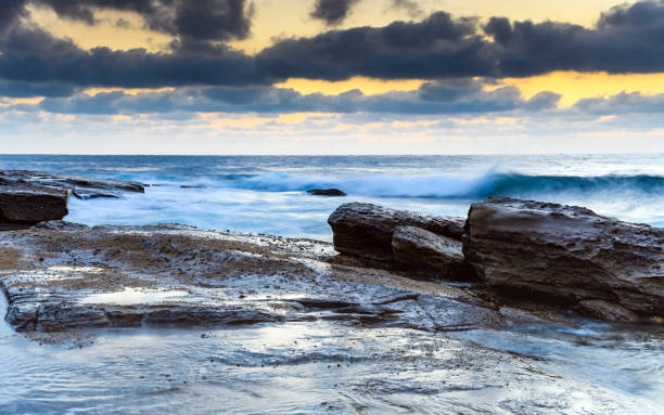 istock A Moody Sunrise Seascape 1051605394