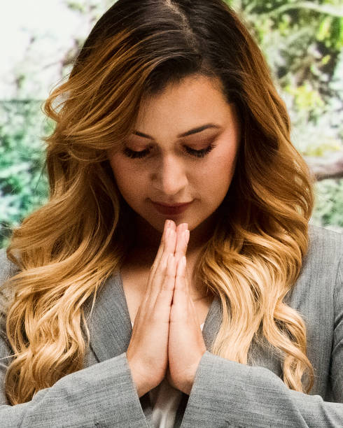 istock Businesswoman being tranquil at park 1051605510