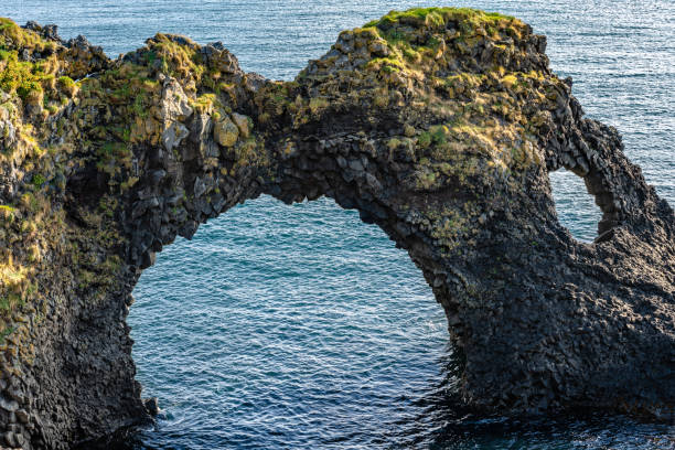 istock Strange lava rock formation in Iceland 1051620168