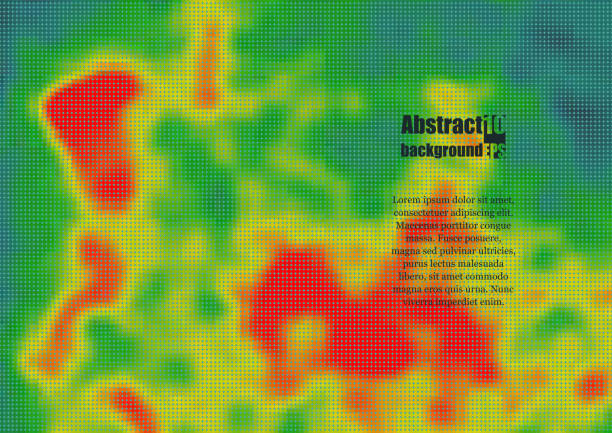 kolorowa mapa ciepła dla temperatury. ilustracja eps10 wektorowa - temperature hot stock illustrations